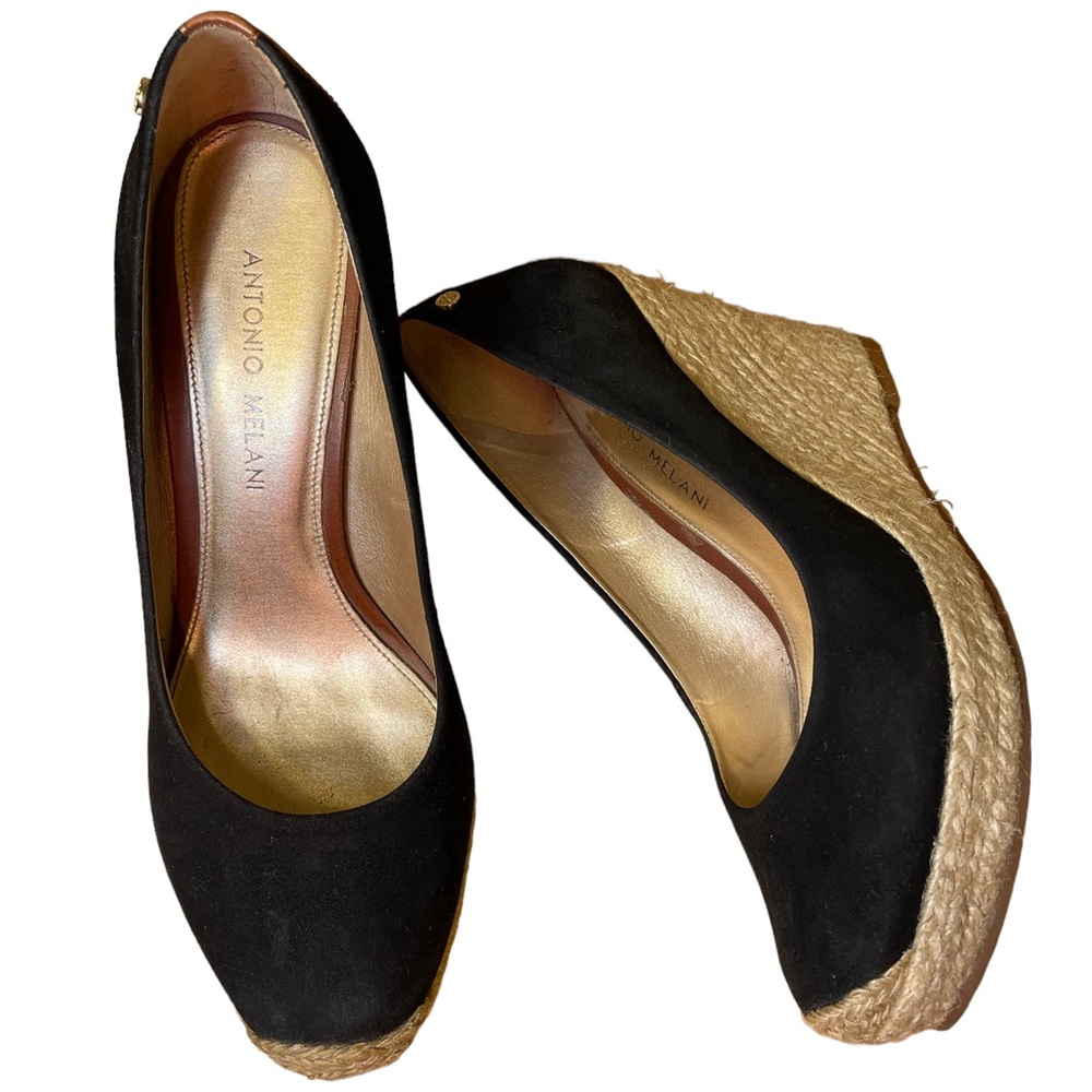 Antonio Melani Wedges. Size 7 1/2. In good condition. Pre-loved.